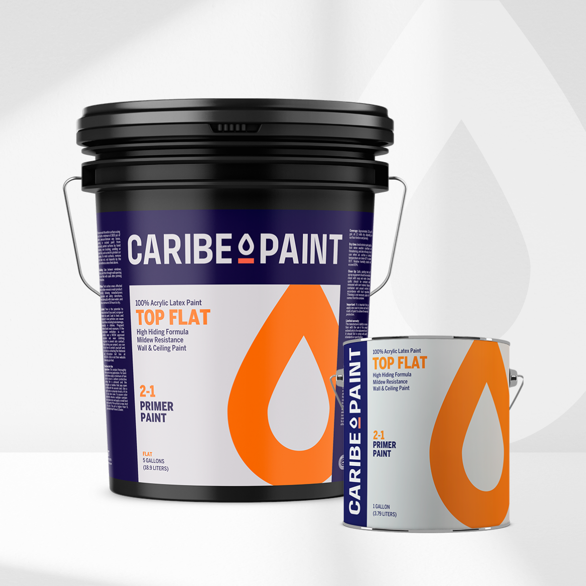 Top Flat - Pintura 100% Acrílica 2 en 1